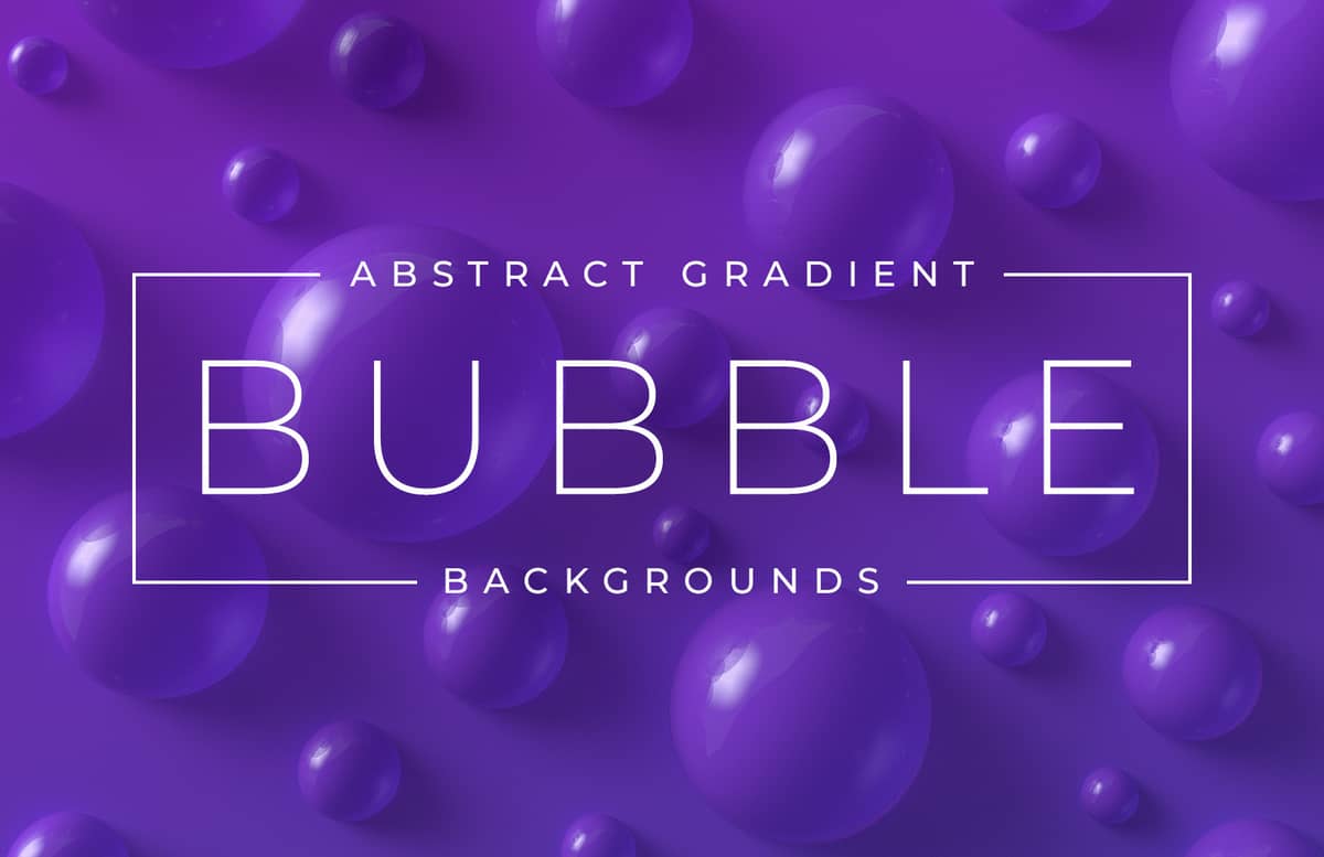 Abstract Bubble Gradient Backgrounds Preview 1