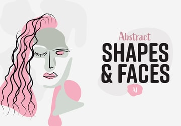 Abstract Shapes & Faces