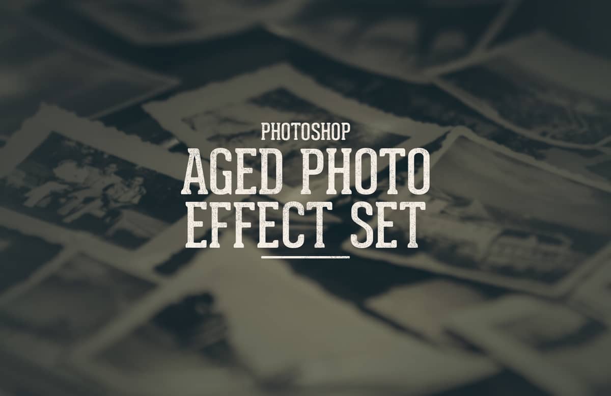 Aged Old Photo Effect Set Preview 1