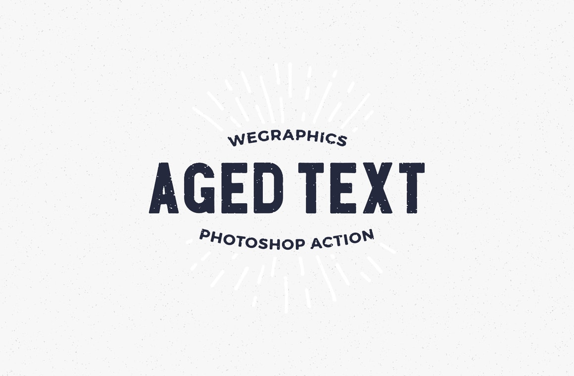 Aged Text Photoshop Action