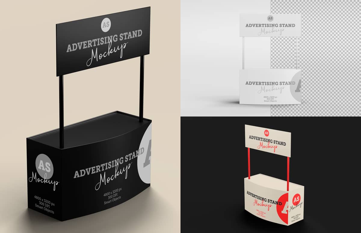 Advertising Stand Mockup Preview 1