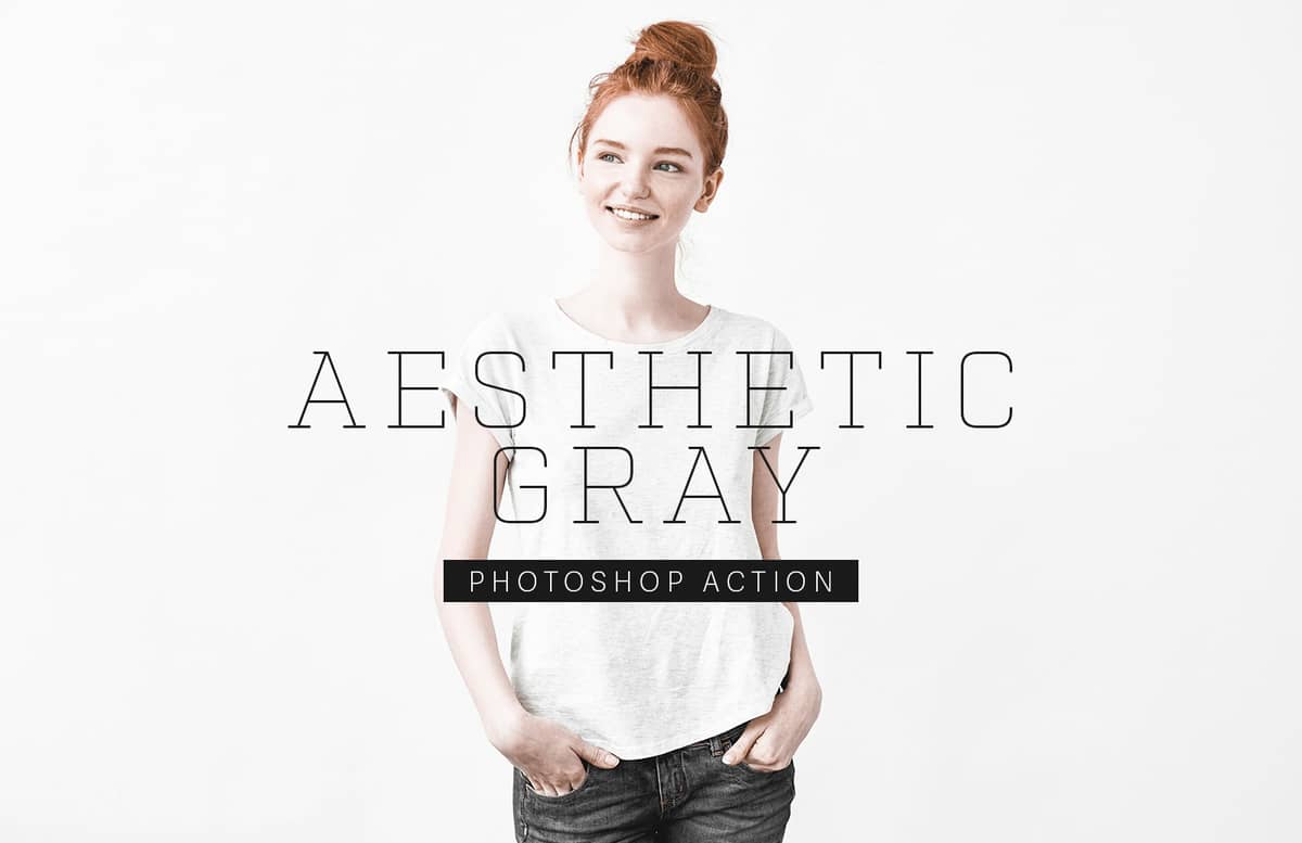 Aesthetic Gray Photoshop Action Preview 1