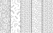 Aesthetic Hand Drawn Vector Patterns