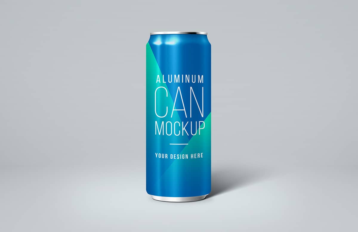 Aluminum Can Mockup Preview 1