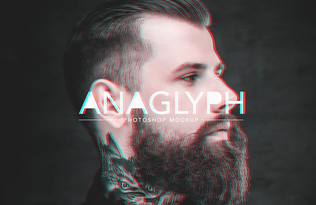 Anaglyph Mockup Preview 1