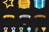 Awards & Badges Vector Icon Pack