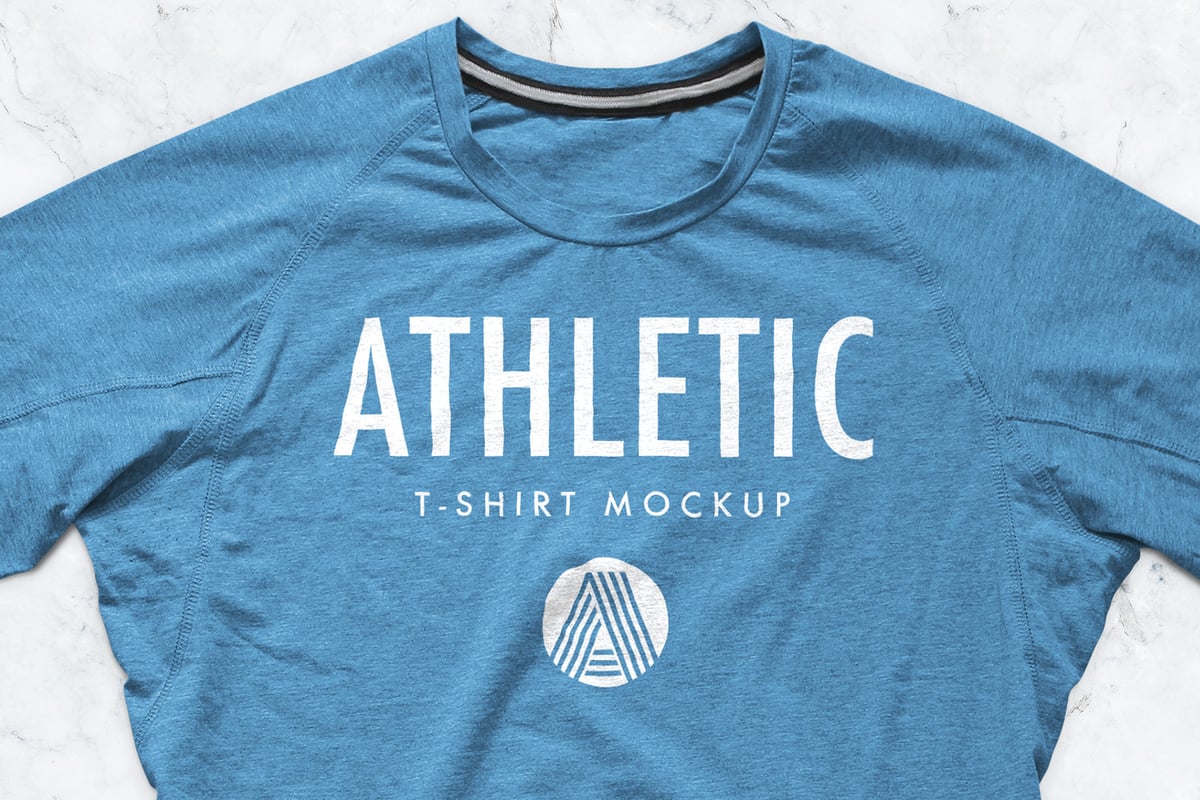 Athletic T-Shirt Mockup PSD — Medialoot