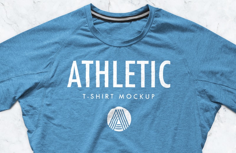 Download Athletic T-Shirt Mockup PSD — Medialoot