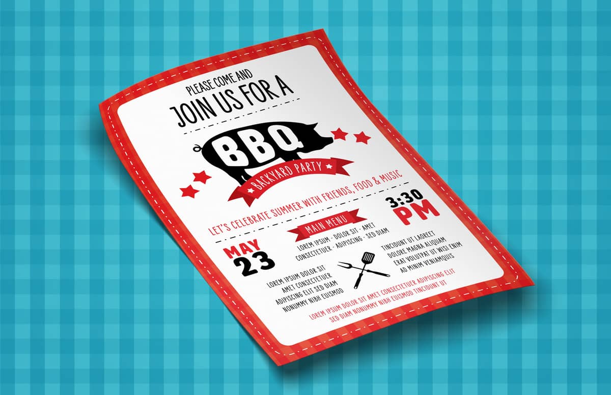 Bbq Flyer Template Preview 1