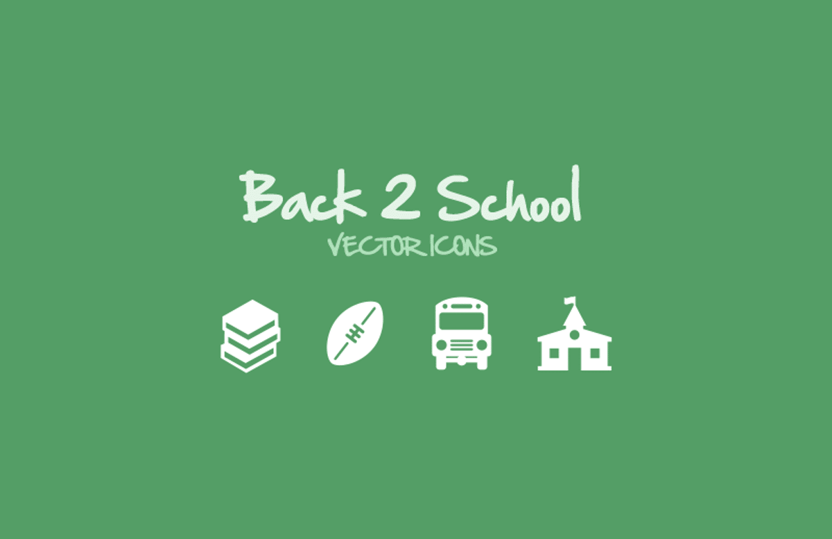 Back 2  School  Vector  Icons 800X518 1A