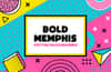 Bold Memphis Vector Backgrounds