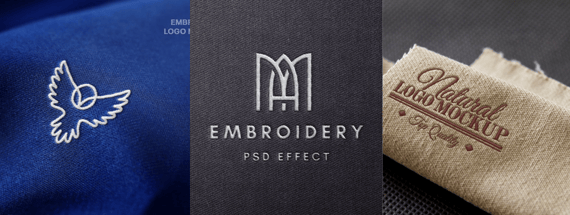 19 Customizable and Realistic Embroidery Logo Mockups