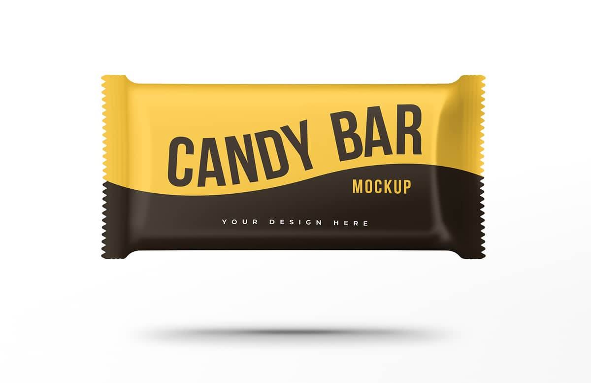 Candy Bar Wrapper Mockup Preview 1