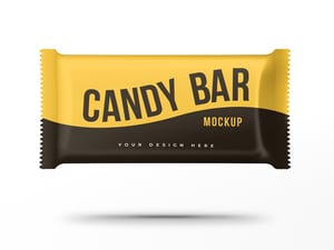 Candy Bar Wrapper Mockup 1