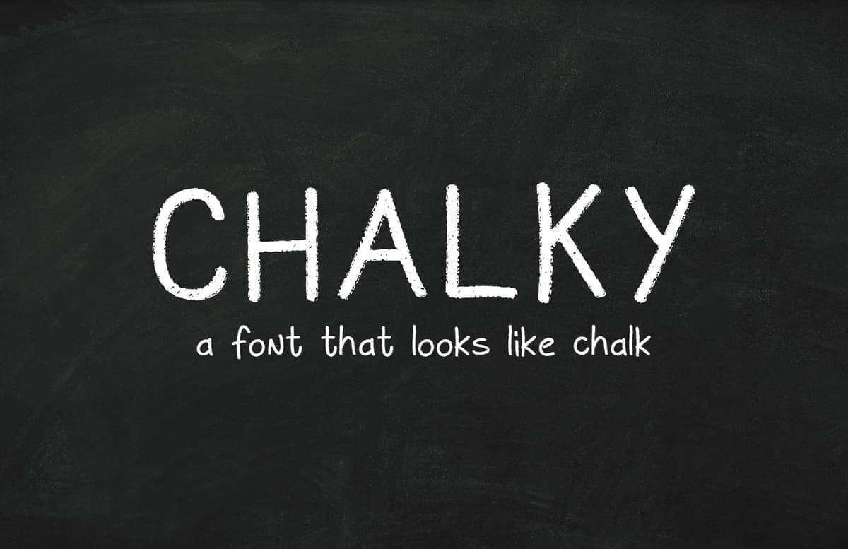 Chalky Font Preview 1