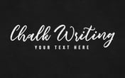 Chalk Writing Text Effect