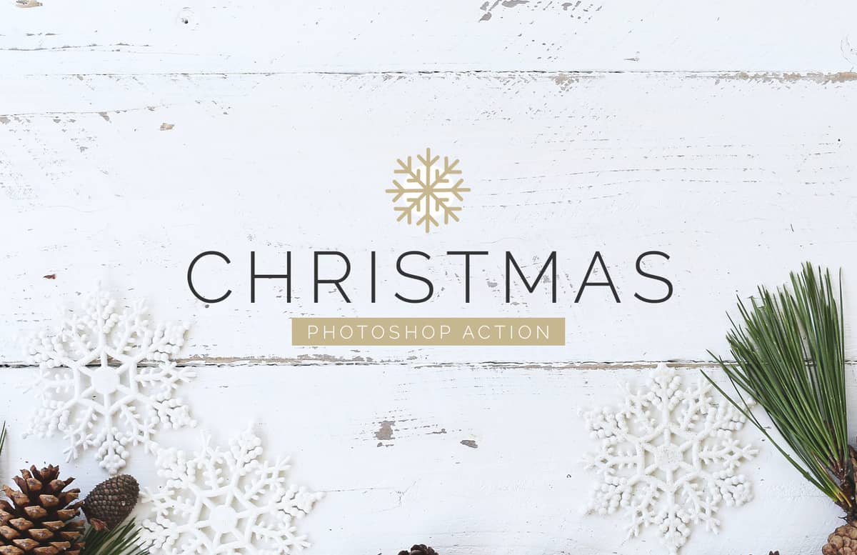 Christmas Photoshop Action Preview 1