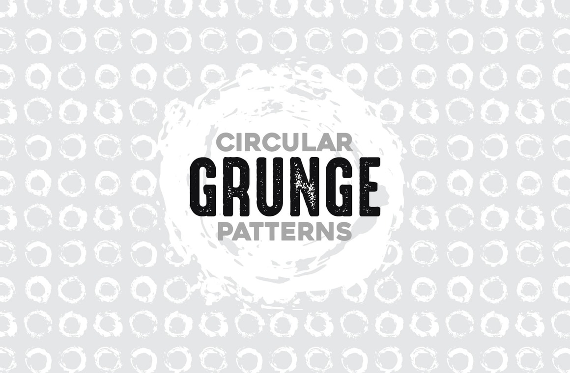 Circular Grunge Patterns