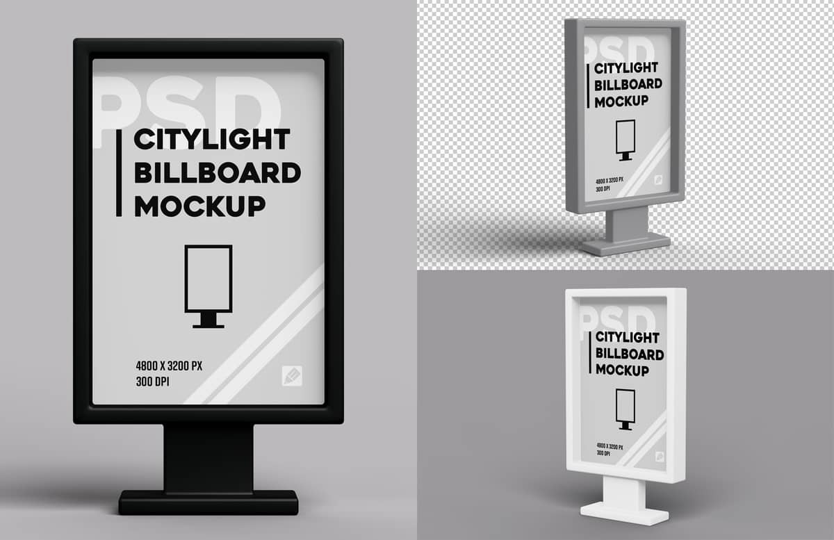 Citylight Billboard Mockup Preview 1