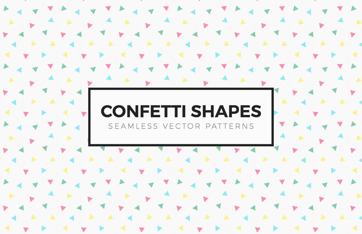 Confetti  Shapes  Seamless  Patterns  Preview 1