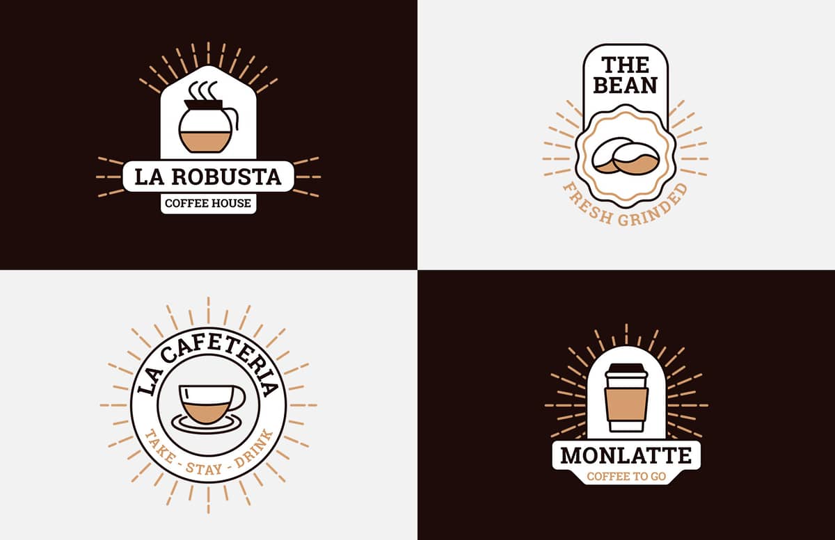 Coffee Logo Templates Preview 1