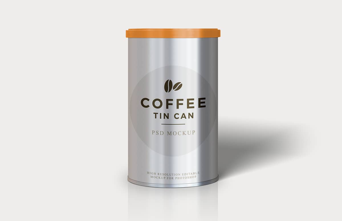 Coffee Tin Can Mockup Preview 2A
