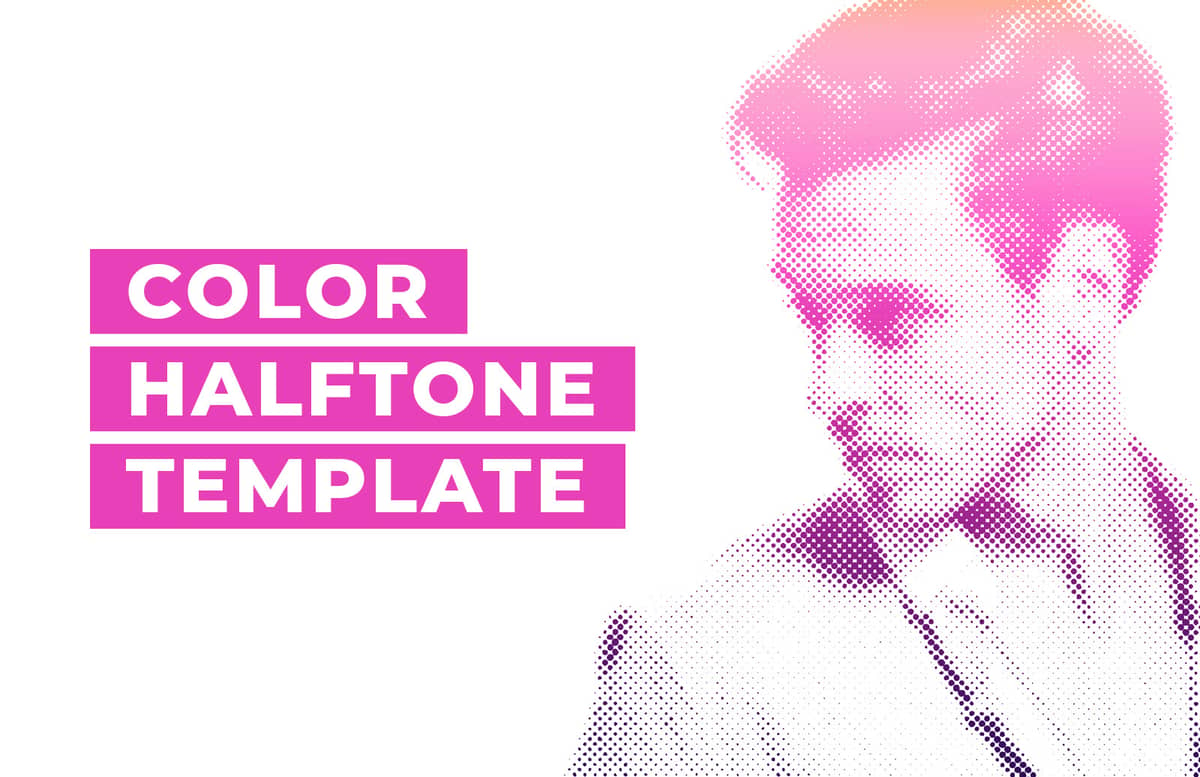 Color Halftone Template Preview 1