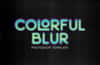 Colorful Blur Photoshop Template