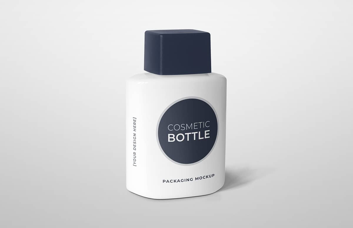 Cosmetic Bottle Packaging Mockup Preview 1