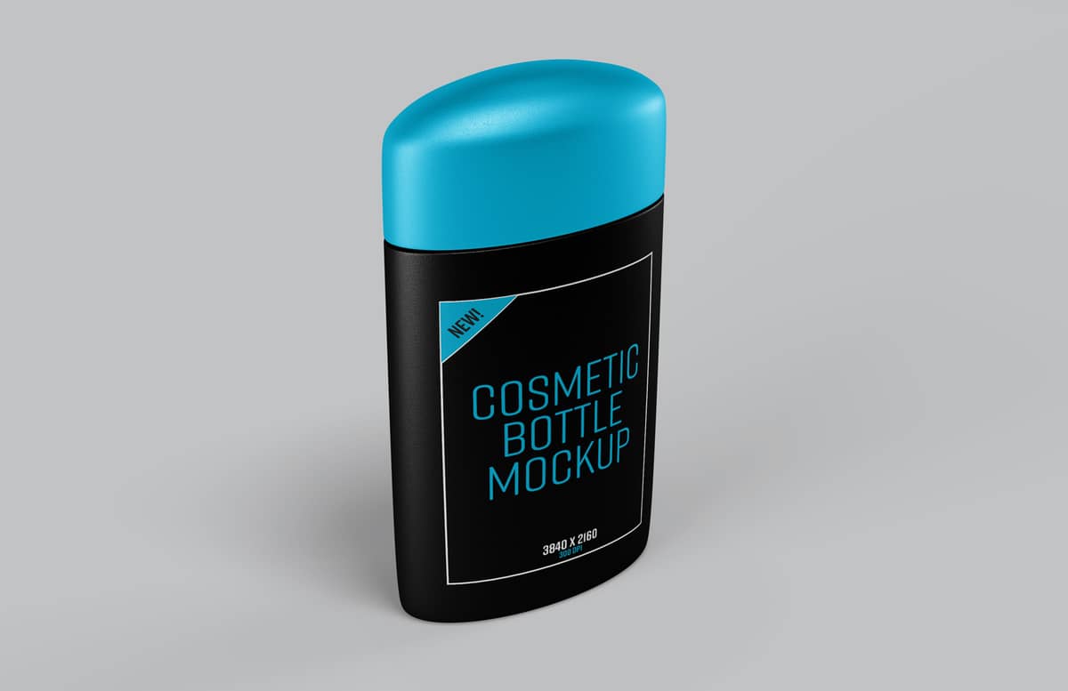Cosmetic Bottle Photoshop Mockup Preview 1