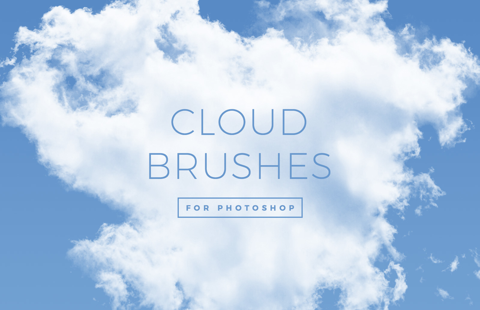 30 Cloud  Brushes  for Photoshop   Medialoot