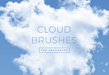 30 Cloud Brushes for Photoshop