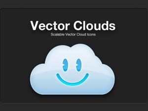 Vector Cloud Icons 1