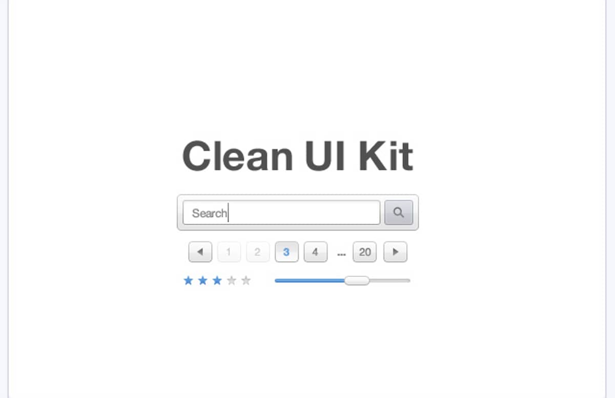 Clean  Ui  Kit  Preview1