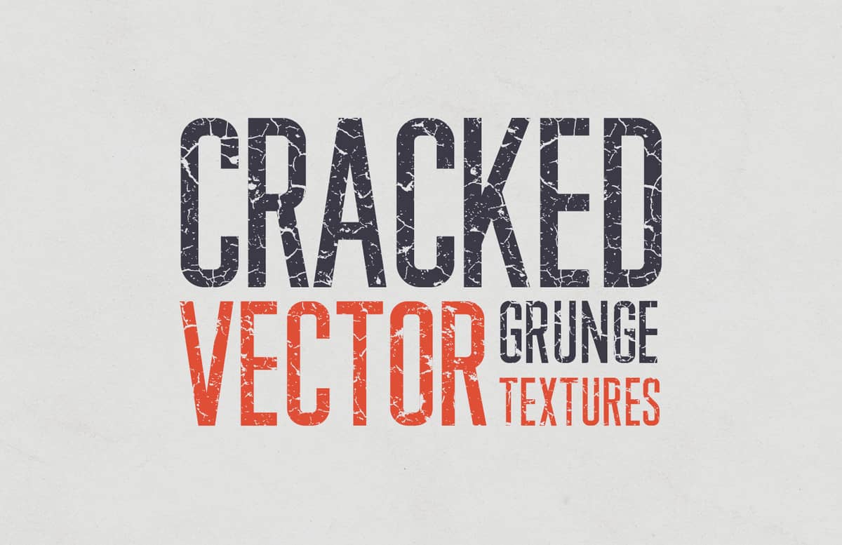 Cracked Vector Grunge Textures Preview 1