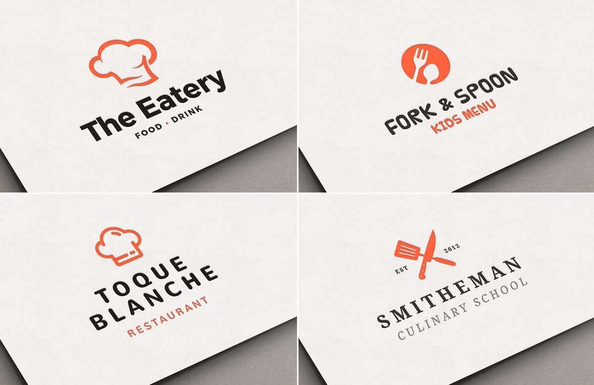 Culinary Restaurant Logos Preview 1A