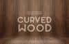 Curved Wood Presentation Backgrounds