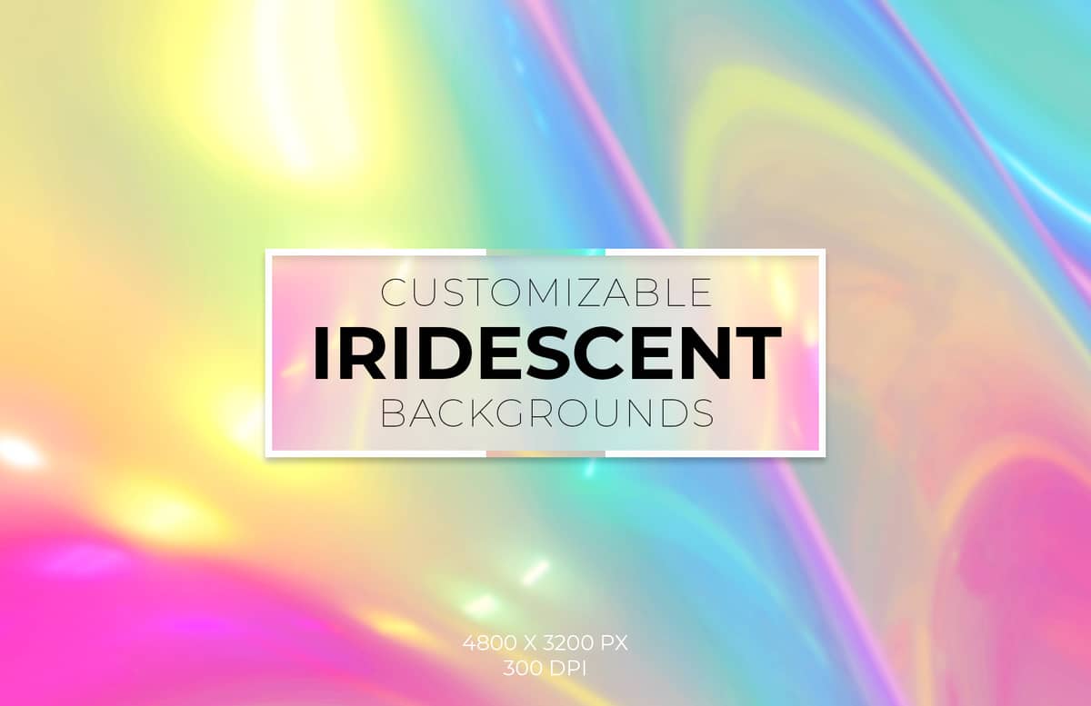 Customizable Iridescent Backgrounds Preview 1