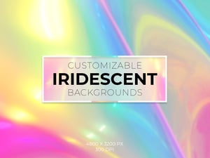 Customizable Iridescent Backgrounds 1