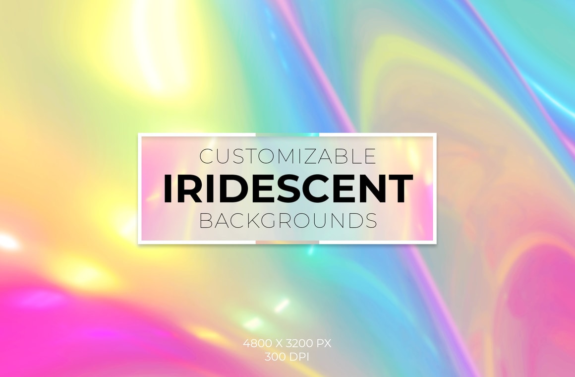 Customizable Iridescent Backgrounds