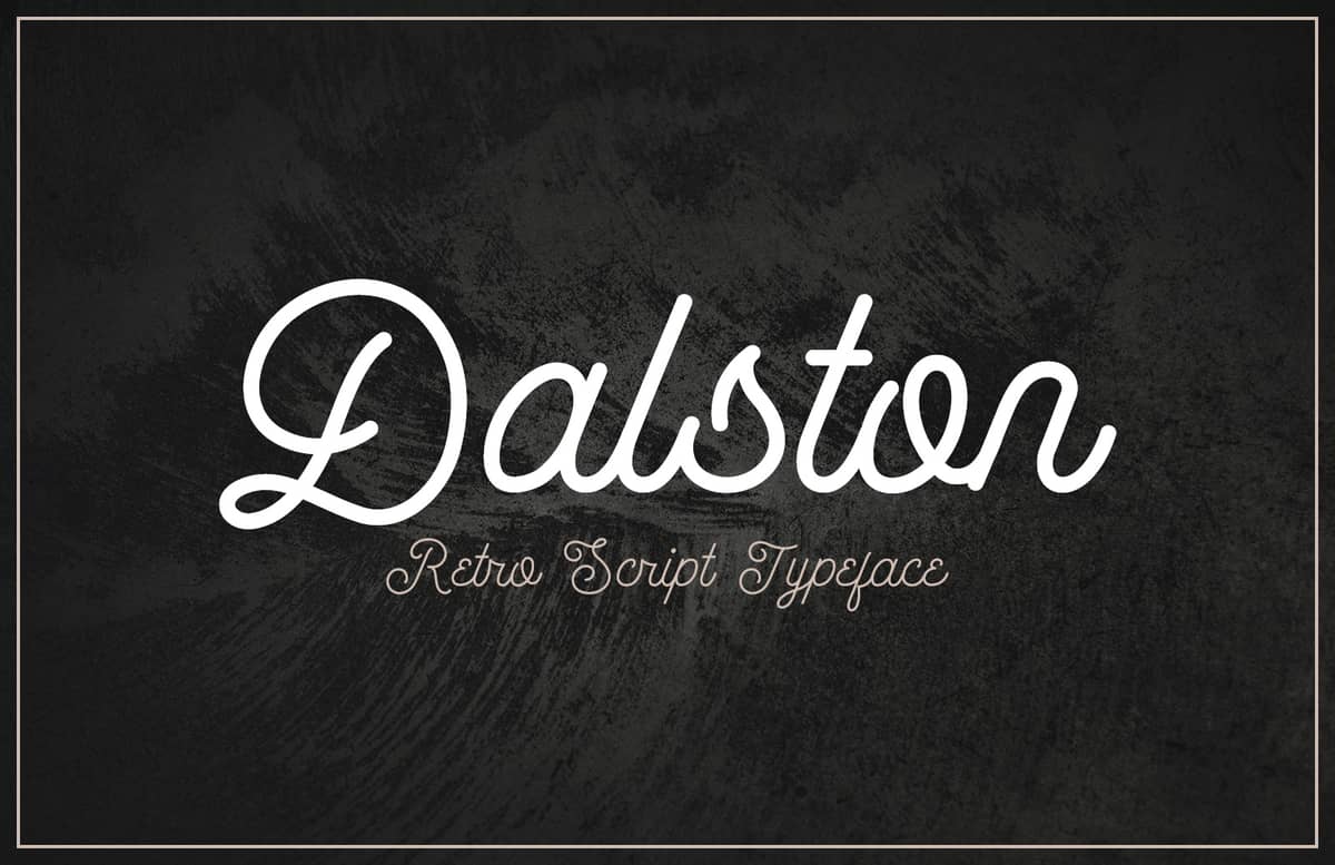 Dalston Retro Script Font Preview 2 1