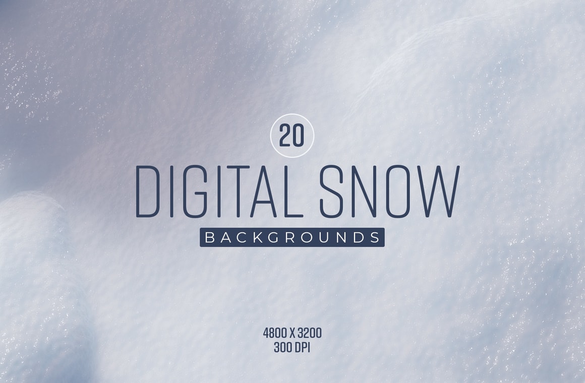 Digital Snow Backgrounds