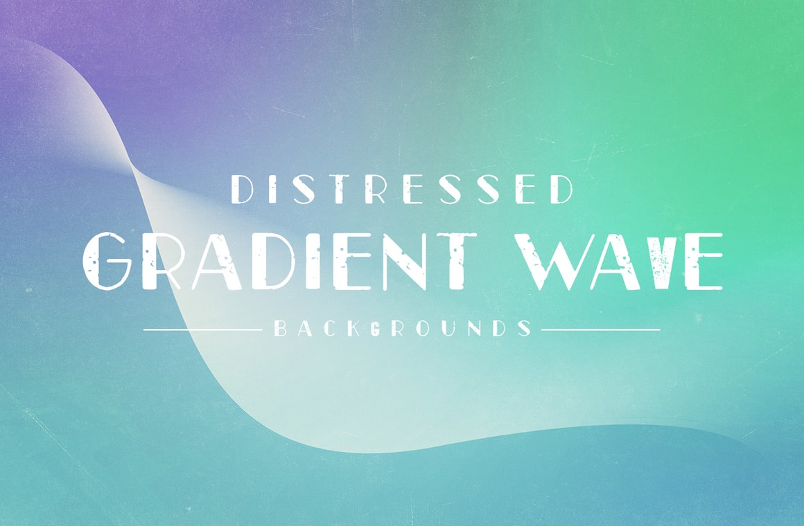 Distressed Gradient Wave Backgrounds