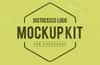 Distressed Logo Mockup Kit