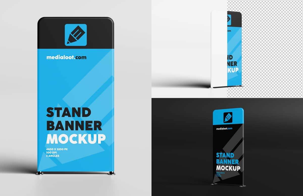 Display Stand Banner Mockup Preview 1