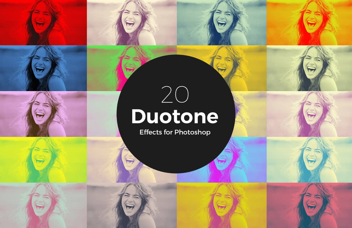 Duetone Photoshop Action Preview 1