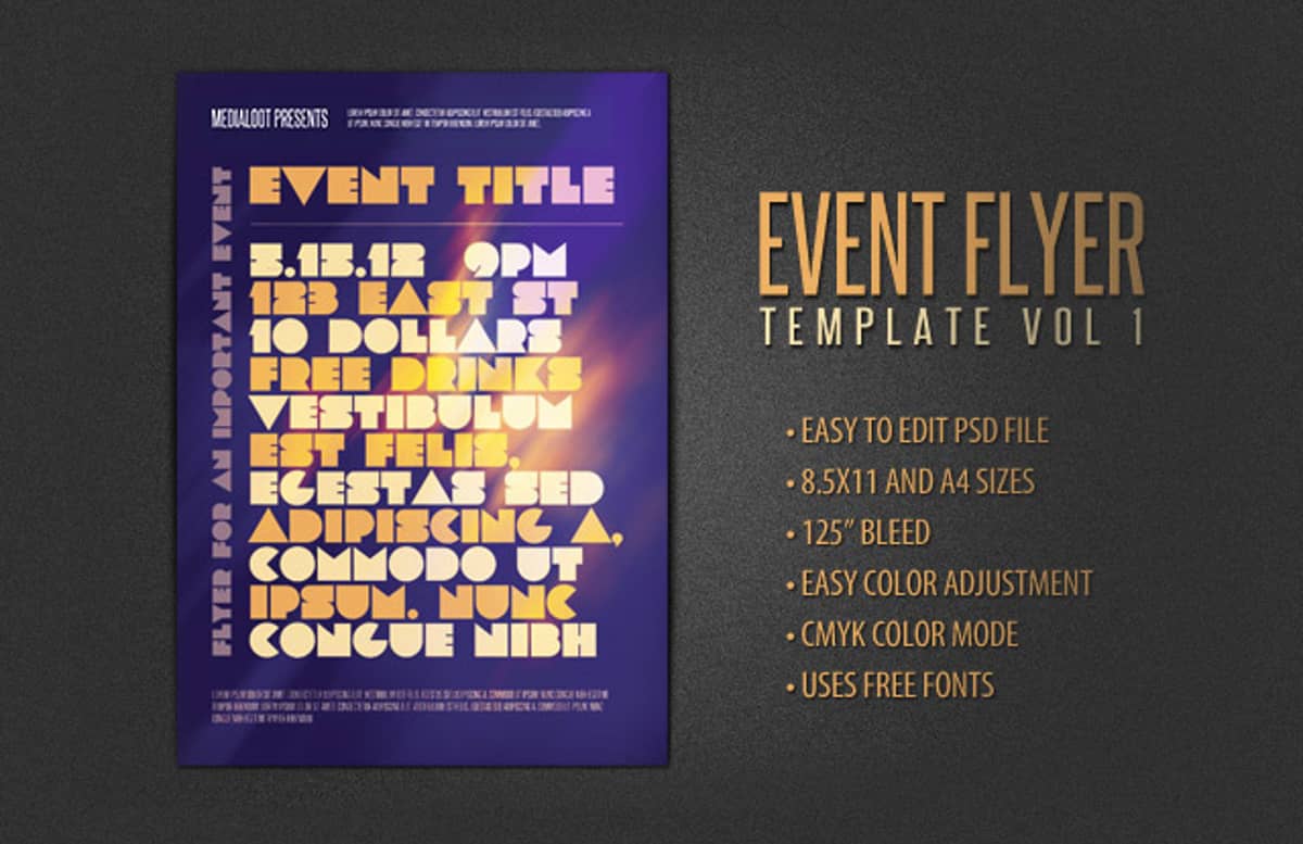 Event  Flyer  Template  Vol 1  Preview1