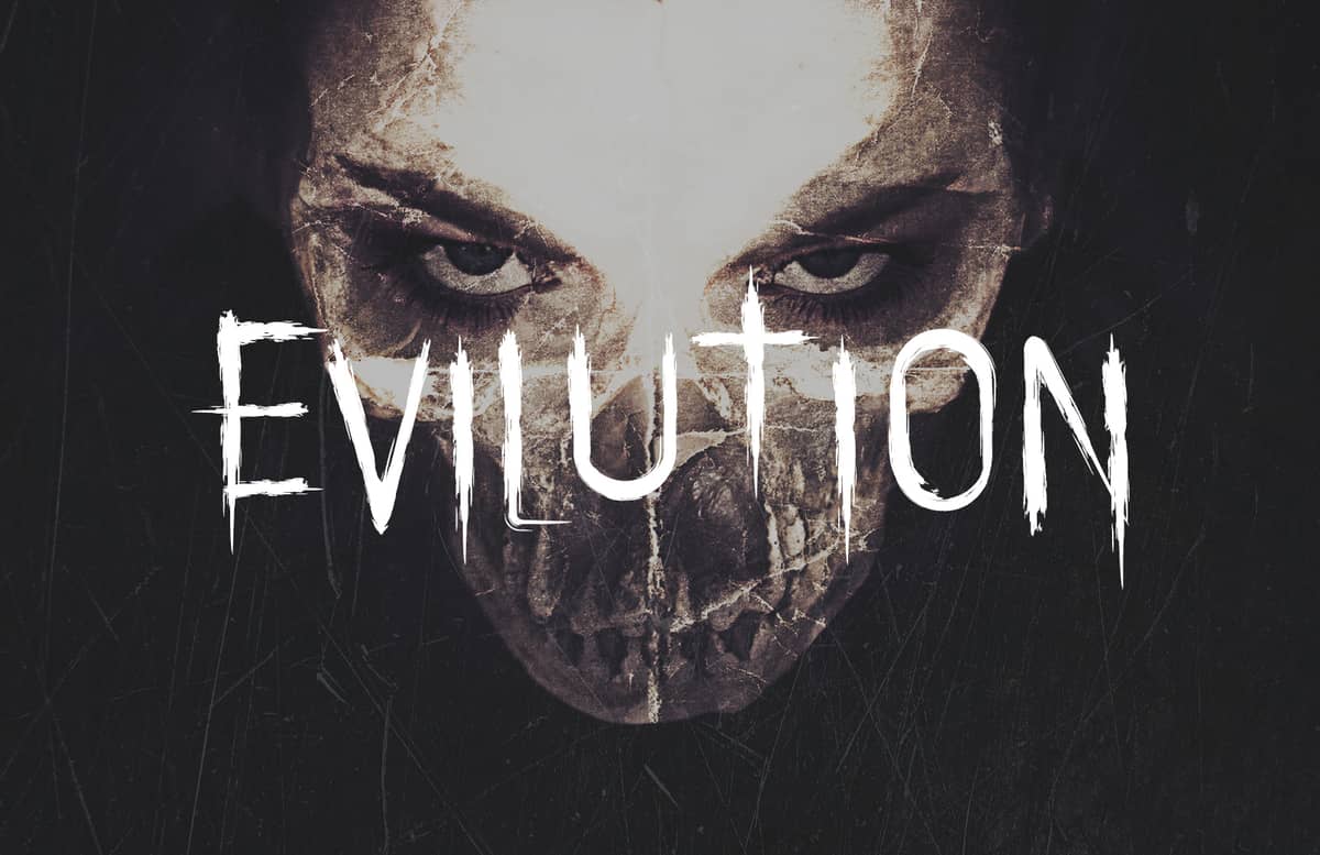 Evilution  Distressed  Horror  Typeface  Preview 1A