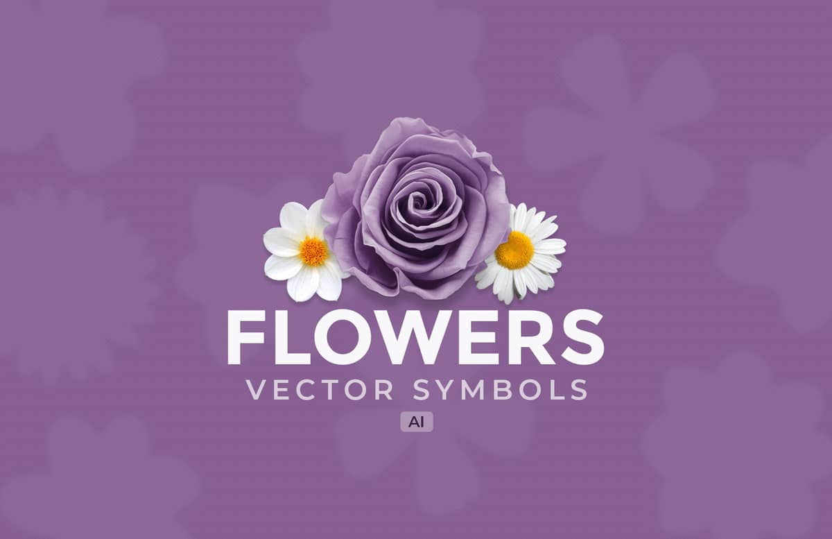 Flowers Vector Symbols Preview 1