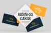 Floating Business Cards Mockups
